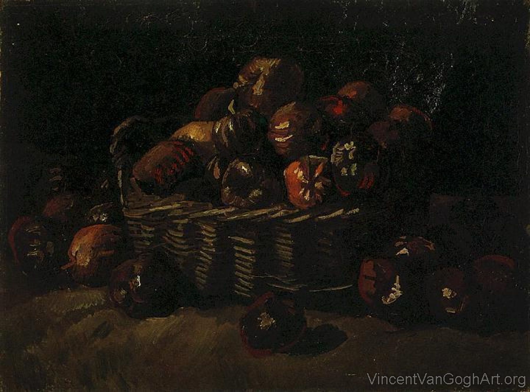 Still Life with Basket of Apples II